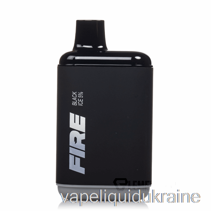Vape Liquid Ukraine Fire XL 6000 Disposable Black Ice